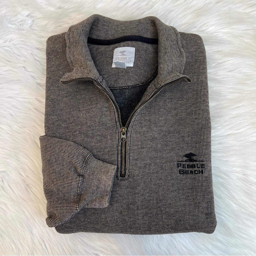 Pebble Beach Golf Quarter‎ Zip Sweater